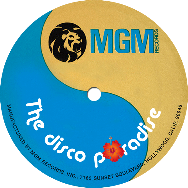 Perpetual nicotine Note MGM Record Label - The Disco Paradise